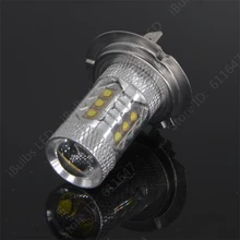 Из 2 предметов высокое качество H7 16LED 3535 Авто Туман лампа DC12V заменить для HID ксеноновый галогенный свет супер яркий