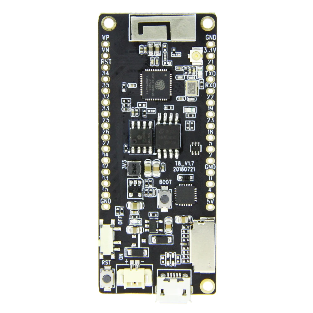 TTGO T8 V1.7 ESP32 4 Мб PSRAM TF карта 3D антенна Wi Fi и bluetooth с микропитоновым процессором