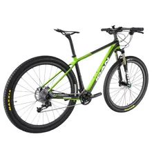 2016 ican design 29er carbon bike full carbon 29 mountain bike high grade completed mtb bicycle green color size 16/18/20 X6