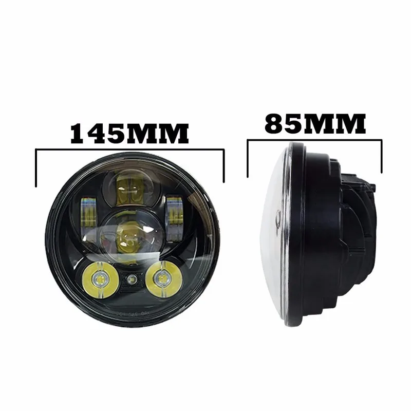 5.75 Inch Daymaker Projector LED Headlight for Harley Davidson Moto