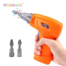 Toy-Drill Block-Tool-Set Maintenance-Tool Simulation Plastic Electric Assembled Kids