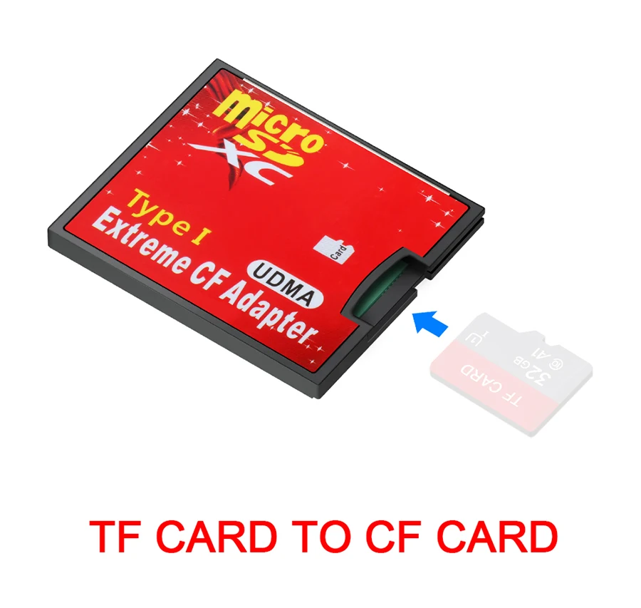 Rocketek Micro SD TF для CF/MS/SD Wifi CF Wi-Fi SD устройство чтения карт памяти конвертер адаптер MicroSD Micro SDHC для компактной вспышки типа I