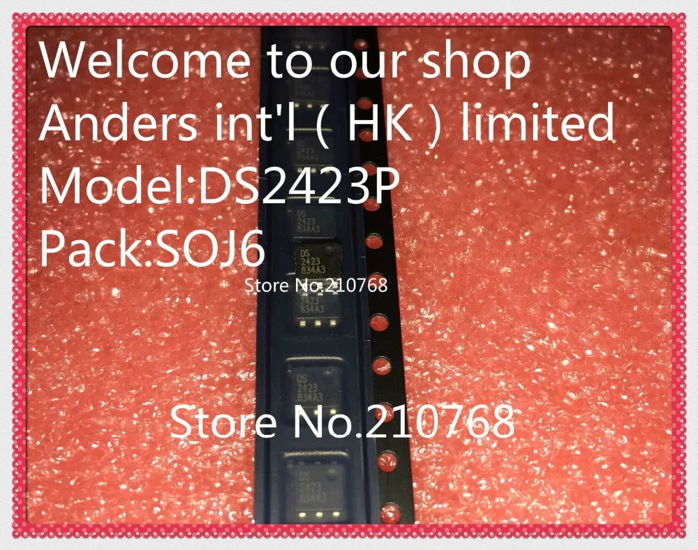 

5pcs/lot DS2423P+T&R DS2423P DS2423 IC SRAM 4KBIT 6TSOC