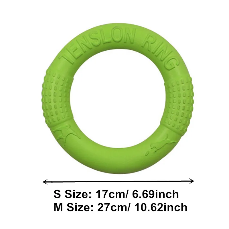 كلب لعبة تدريب تحلق أقراص حلقة الكلب مضغ الأسنان لعب الكلب المحمولة في الهواء الطلق التفاعلية التدريب للشركات الصغيرة كلاب متوسطة وكبيرة ال...