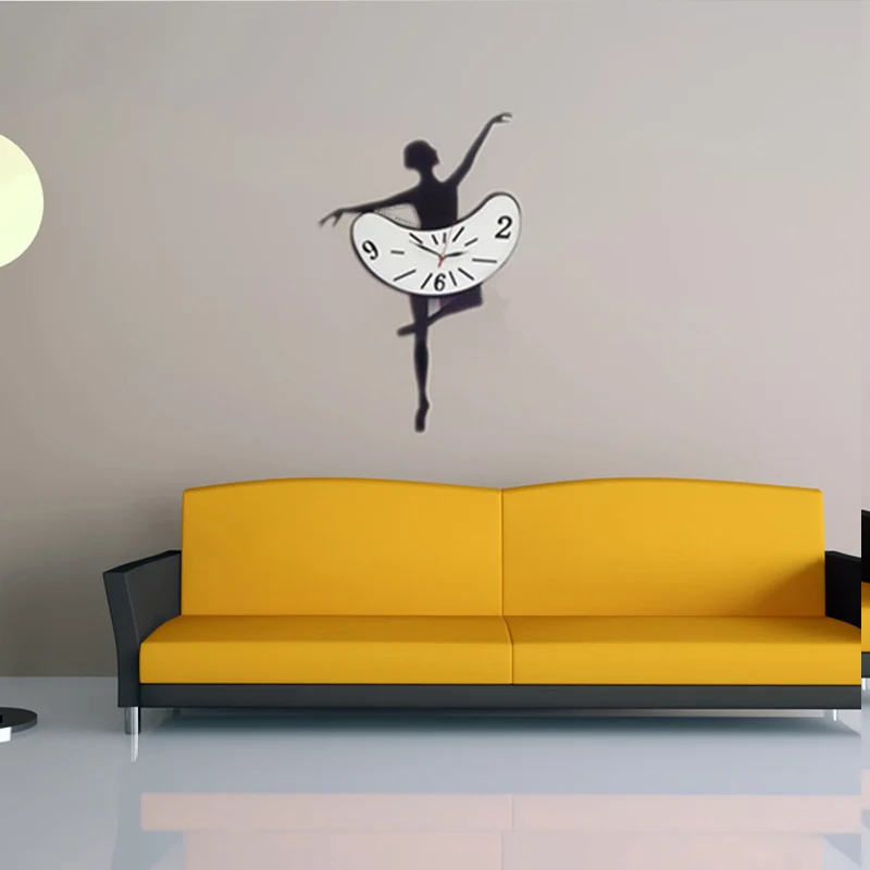 Новые Настенные часы Reloj De Pared Diy кварцевые для гостиной Акриловые 3d наклейки Horloge