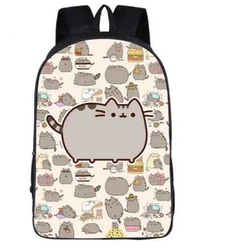 Милые детские школьные ранцы Pusheen рюкзаки с кошками для подростков дорожные