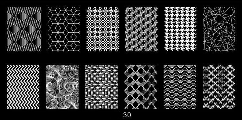 1 шт. новые пластины для штамповки ногтей изображение из нержавеющей стали 1-30 штамповка для дизайна ногтей шаблон для маникюра инструмент для штамповки ногтей 30 стилей на выбор - Цвет: 30