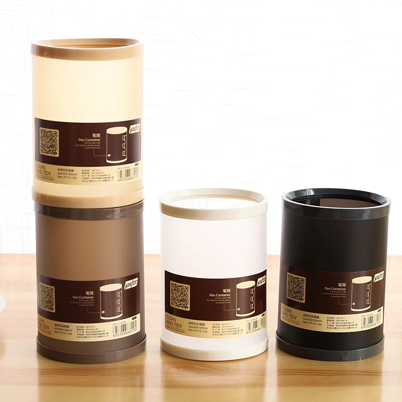 Simple Desktop Stationery Personality DIY Creative Plastic Circular Pen