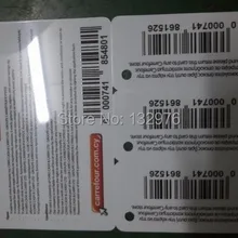 Высококачественная Заказная визитная карточка штрих-кода и визитная карточка из ПВХ