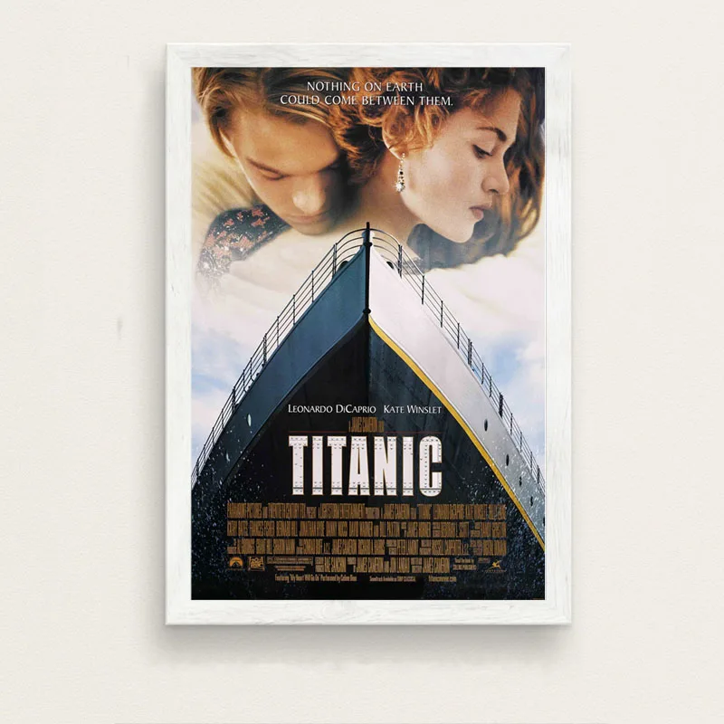 4 P548 Титаник Классический фильм Leonardo DiCaprio художественная живопись шелк Холст плакат настенный домашний декор - Цвет: 4