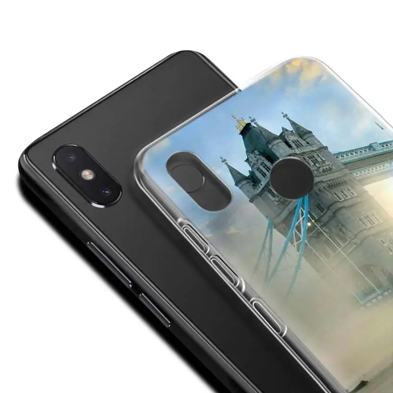 Модные лондонского городского Эйфелева чехол для samsung A50 A70 A60 A40 A30 A20 A20e A10 M30 M20 M10 A7 A9 силиконовый чехол для телефона из ТПУ с принтом "