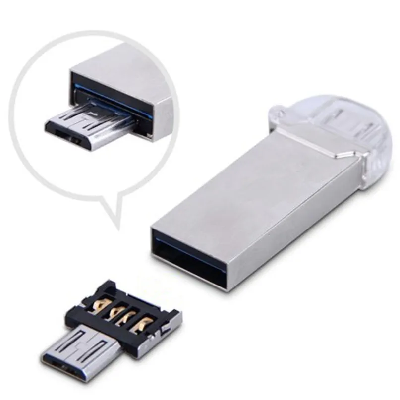 

1PCS Micro USB Male To USB Female OTG Adapter Converter For Samsung Android Mobile Phone Tablet