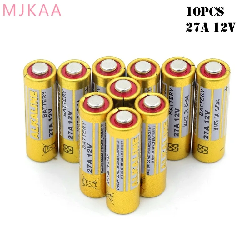 

10PCS 12v G27A A27 27A GP27A A27 L828 V27GA EL812 EL-812 CA22 ALK27A A27BP for Doorbell Remote Control Dry Alkaline Battery