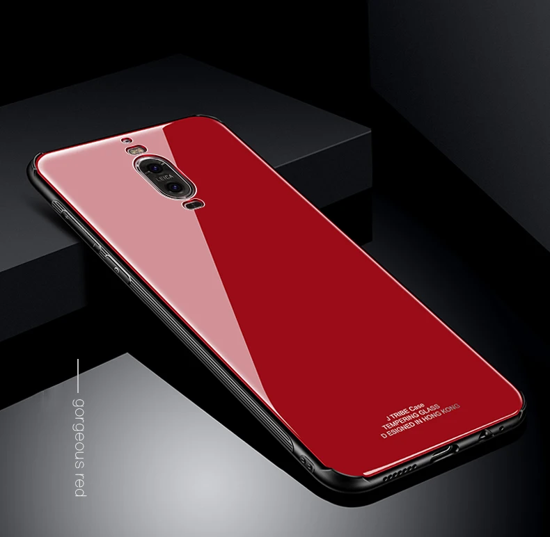 Makavo для Huawei Коврики 9 Pro Чехол роскошные закаленное Стекло задняя крышка Гибридный противоударный рукава жесткий Корпус для Huawei Коврики 9