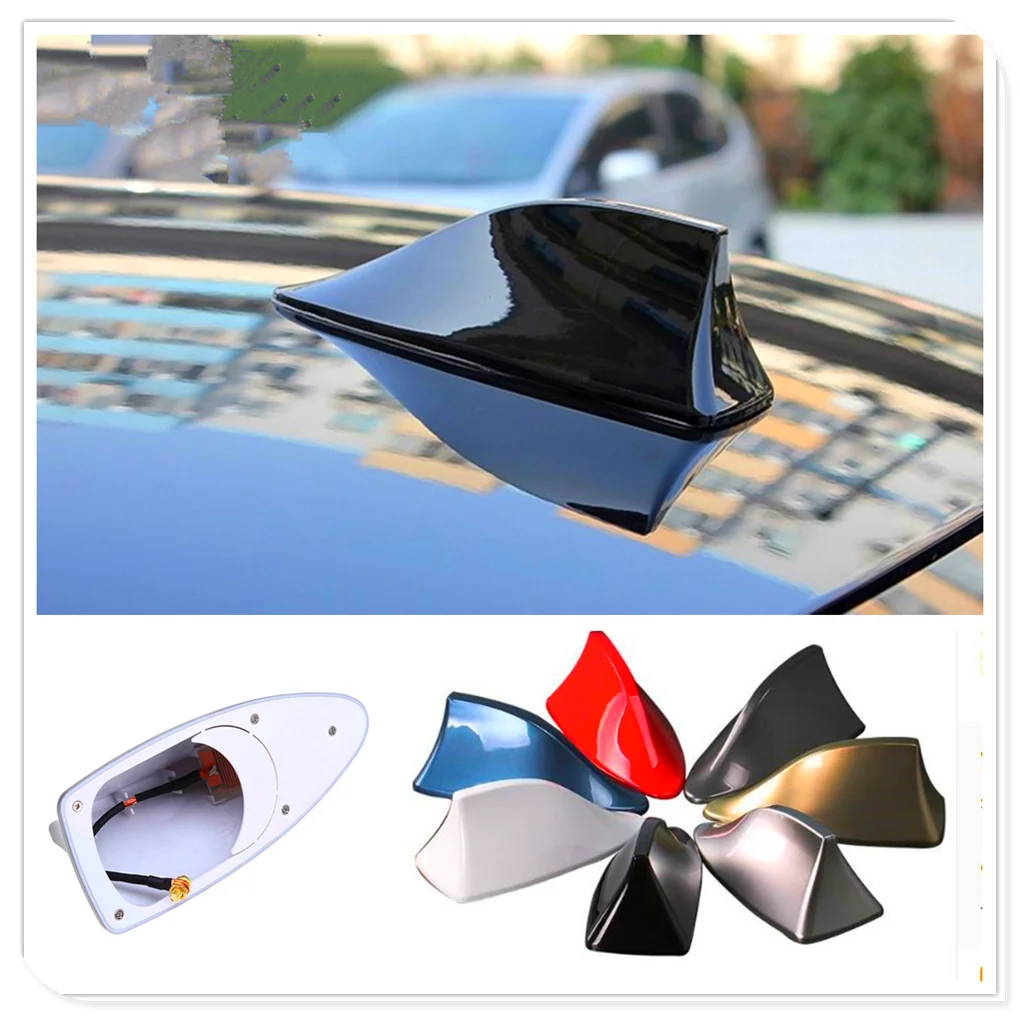 

Car styling Shark Fin Antenna Auto Radio Signal Aerial Roof Antennas for Kia for te Ceed Stonic Stinger Rio Picanto Niro