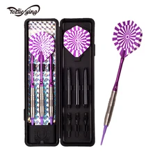 3 шт./кор. высокого качества профессиональный 18 г сталь copperaluminum вал мягкий наконечник игрушки для бросок на доска для Дартс yezlieying16