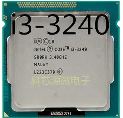 Компьютер с процессором Intel Core i3-3240 i3 3240 процессор (3 м Кэш, 3,40 ГГц) LGA1155 Настольный Процессор