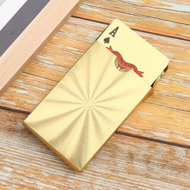 

Durable Waterproof Cards Magic Golden Playing Cards Plastic Foil Poker Deck Gold Foil Poker Set