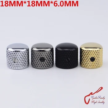 

1 Piece GuitarFamily Dome Metal Knob For Electric Guitar Bass 18MM*18MM*6.0MM ( #0832 ) MADE IN KOREA
