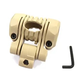 

25Mm Five-Position Flashlight Clip Fish Bone Fixture Rail Helmet Flashlight Bracket Fish Bone Flashlight Clip Sale