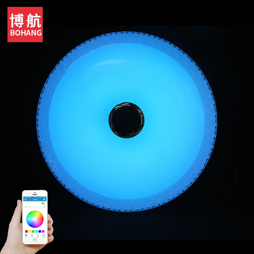 

LED Bluetooth Music ceiling light 24W/36W App control modern concise rgb Dimmable ceiling lights led Eye-protective Acryl cover