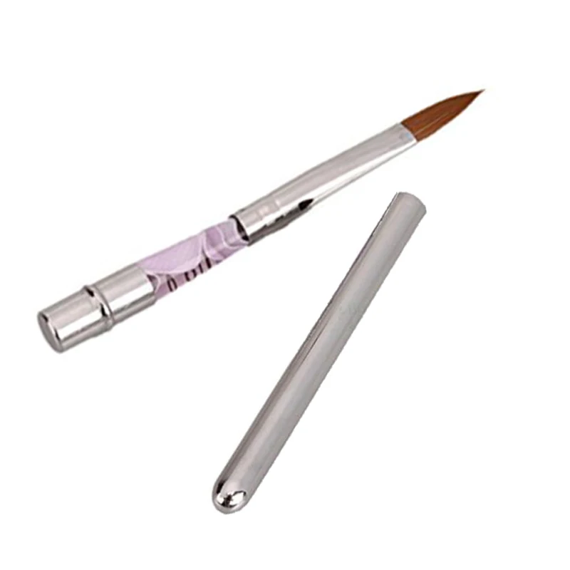 New Fingernail Acrylic Nail Art Brush Painting UV Gel Builder Pen