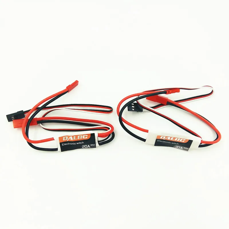 DAL 20A 30A Electronic Switch PWM 3.7-28V Input for RC Models FPV Led Light Engine (1)