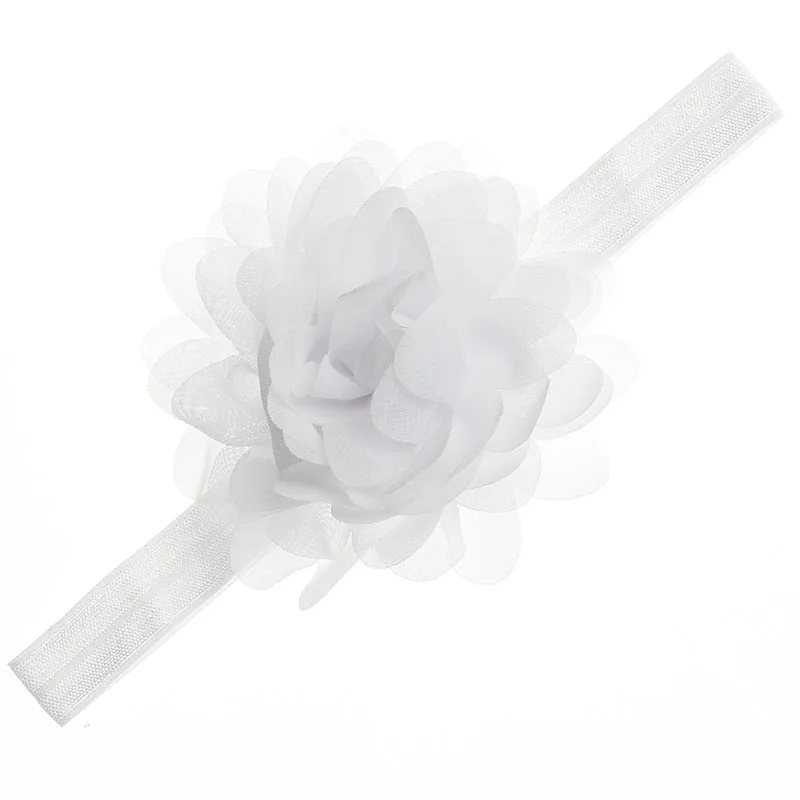 Lovely Newborn Baby Girls Chiffon Flower Headbands Toddler Headband Photography Props Infant Headband Hair Accessories crochet baby accessories Baby Accessories