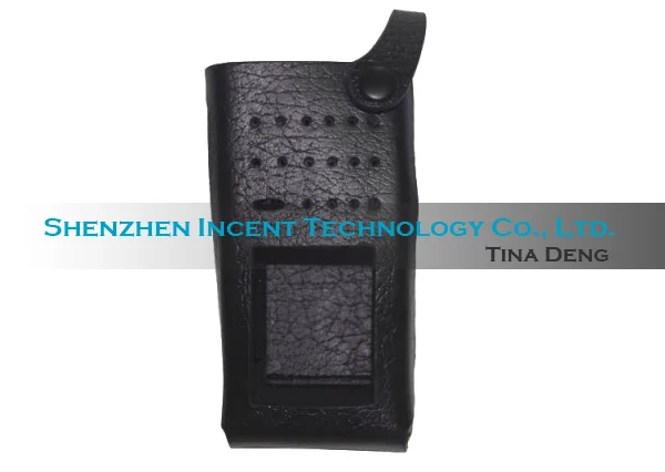 VOIONAIR 10pcs Hard Leather Carrying Case For Motorola Two Way Radio XIRP6600