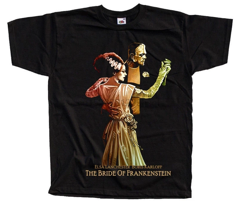

The Bride Of Frankenstein V6 Movie Black Graphite Green T Shirt All Sizes S 4Xl