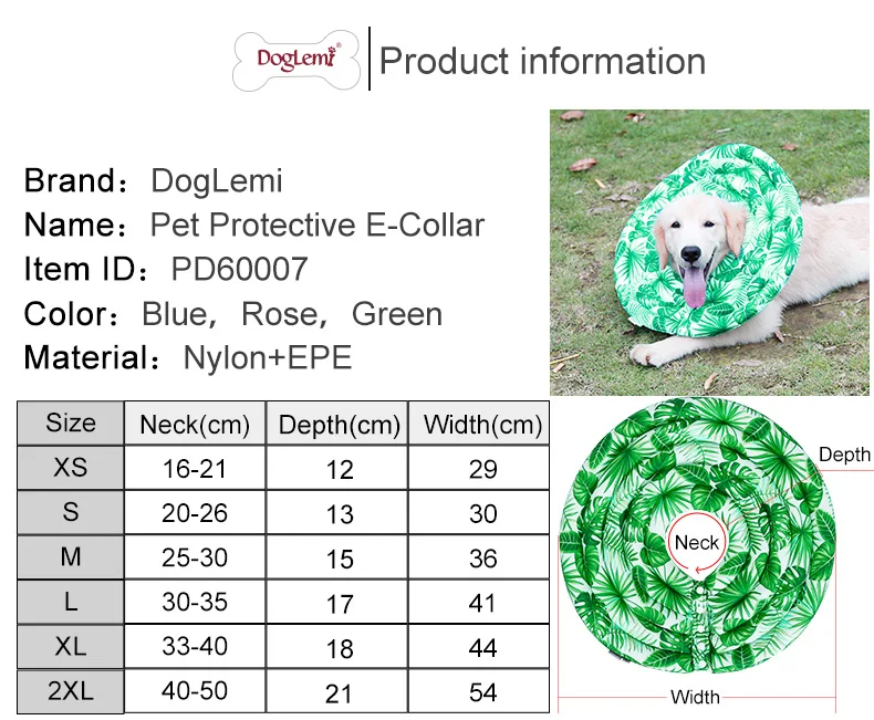 Ошейник для питомцев кошек, собак, елизабетанов, нейлоновый защитный медицинский конус, e-ошейник для маленьких и больших собак, контрольный ошейник isabelino perro gato