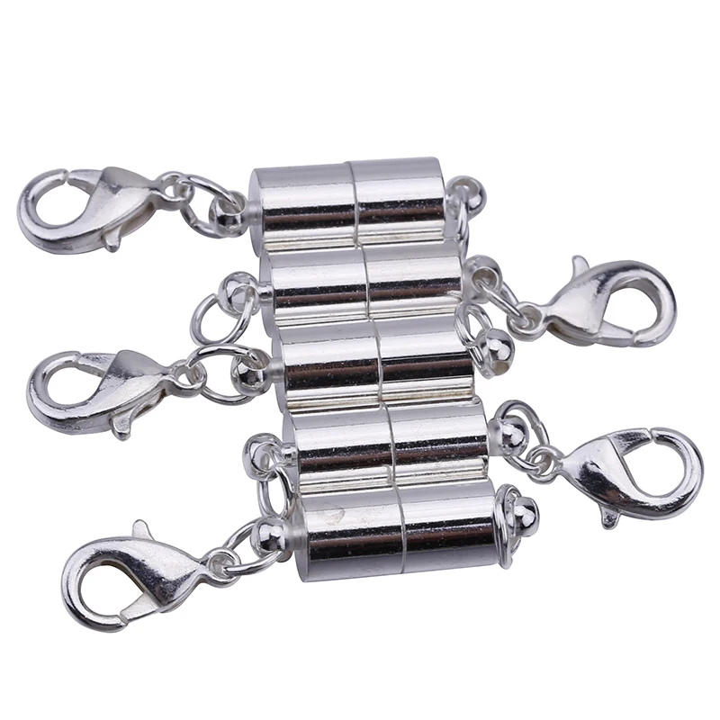 Gold & Silver Color Magnetic Lobster Clasp For Jewelry Necklace Bracelet