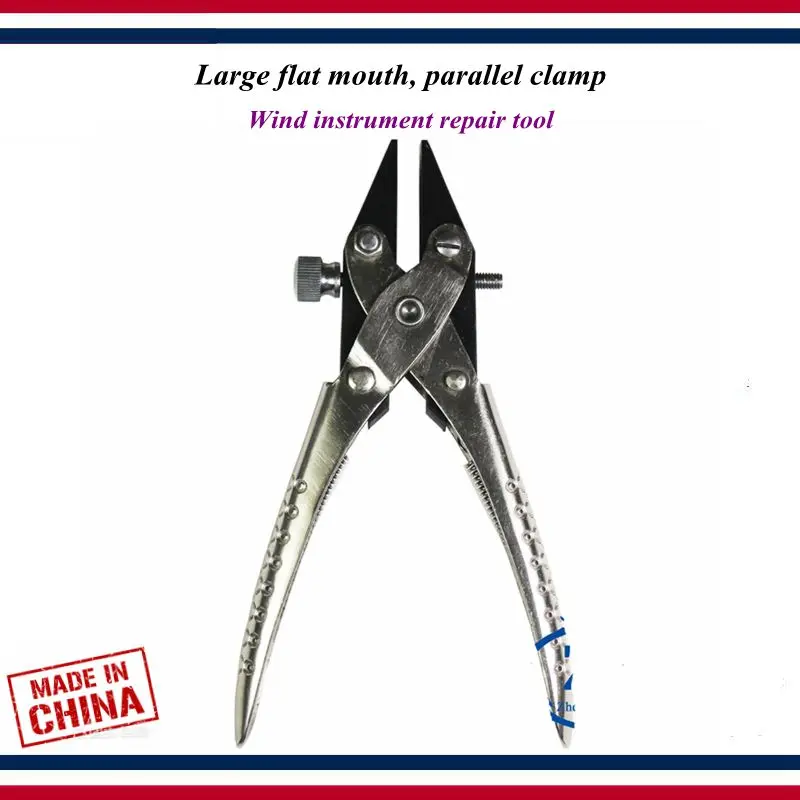 

Wind instrument repair tool - Saxophone flute clarinet Maintenance tool - Large flat mouth, parallel clamp