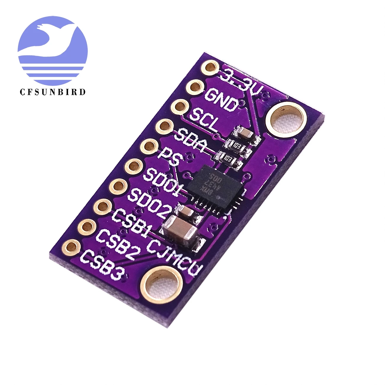 CFsunbird 1 комплект IIC/I2C 9DOF BMX055 IMU прецизионная интегрированная 9-осевая Плата датчика