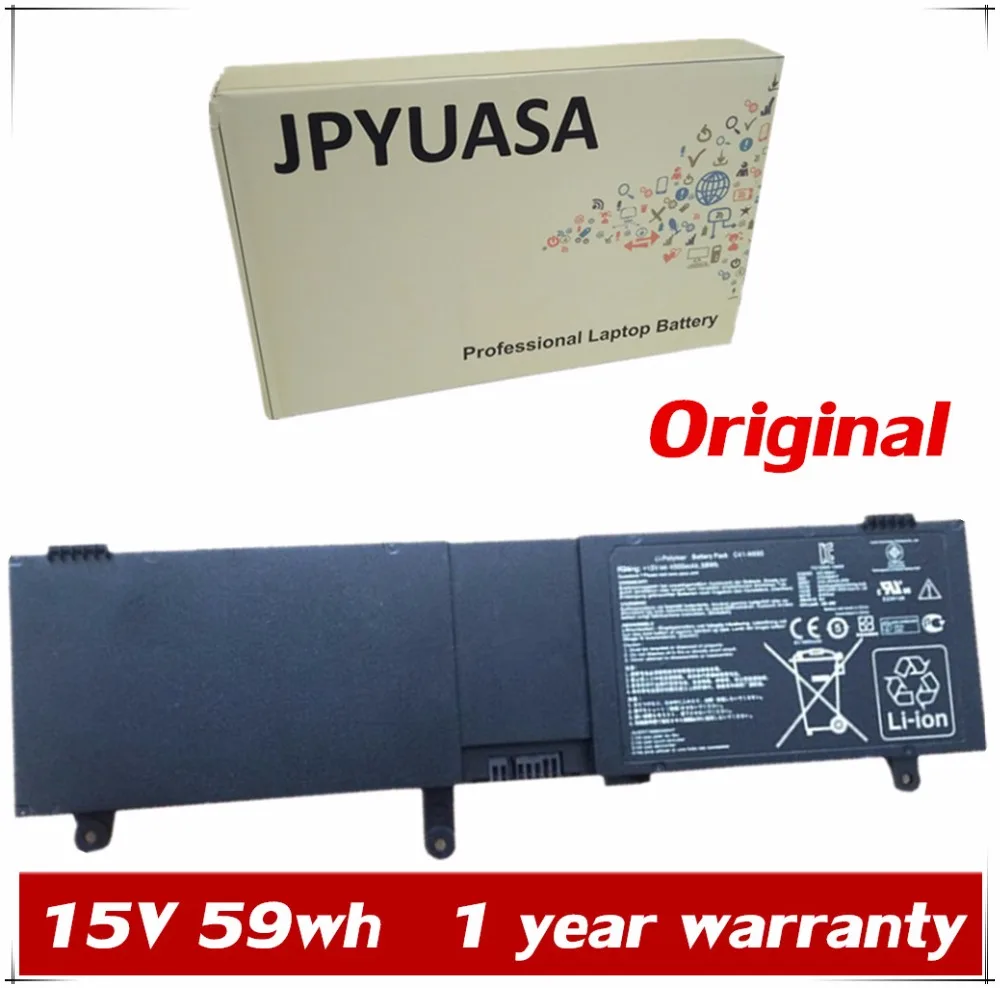 

JPYUASA 15V 59wh Original Laptop Battery C41-N550 For Asus N550 N550JA N550JV N550X47JV N550X47JV-SL NoteBook Free shipping