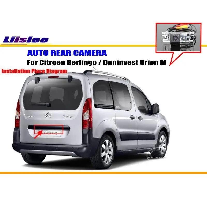 Автомобильная камера заднего вида для Citroen Berlingo/Doninvest Orion M/камера заднего вида/NTST PAL/светильник номерного знака