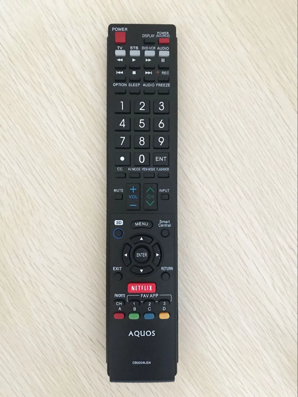 GB005WJSA Remote Control for Sharp LC 60LE847U LC 80LE757 LC 90LE745 LC 90LE657U Aquos Smart LED