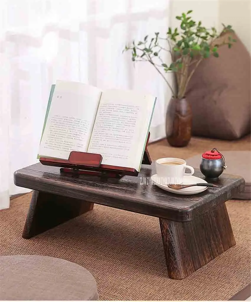 Японский стиль в античном стиле из твёрдой древесины чайный столик татами Маленький журнальный столик из твердой древесины Paulownia мебель для гостиной низкий чайный столик