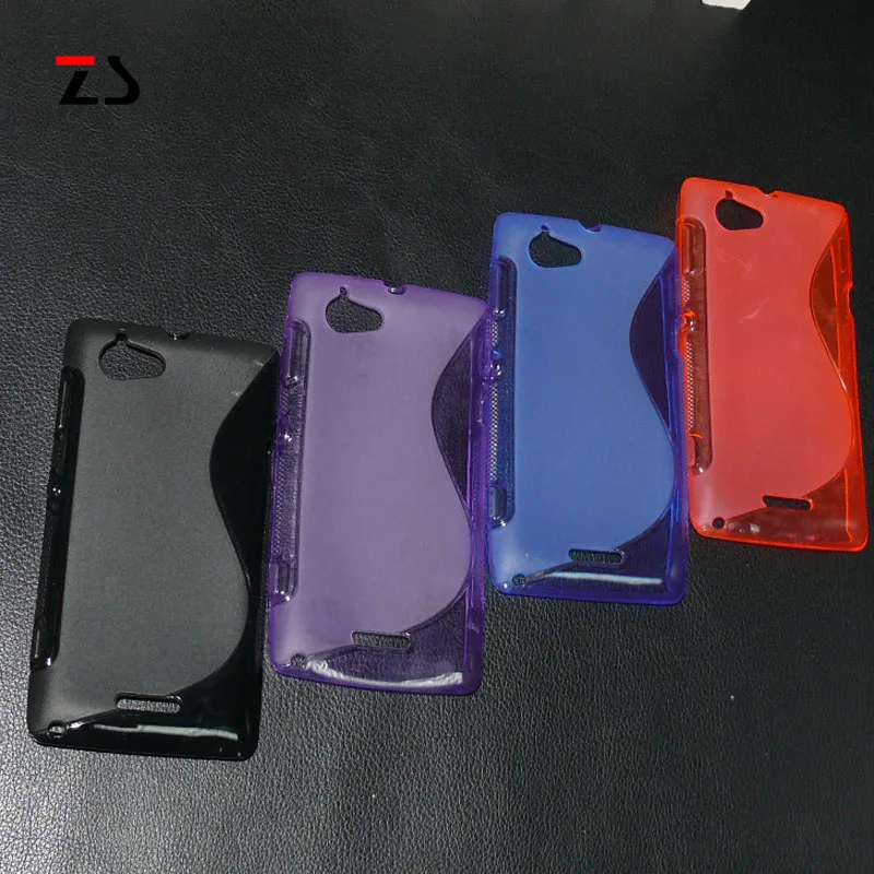 

TPU soft Case for Sony Xperia L S36H C2104 C2105 back cover gel silicone PU Leather Phone Case for SONY S36H shell fundas caps