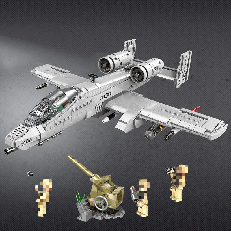 

XINGBAO XB06022 Army Series Self-Locking Bricks Technic Military Building Blocks A-10 Attack Plane Special Forces Soldier Bricks