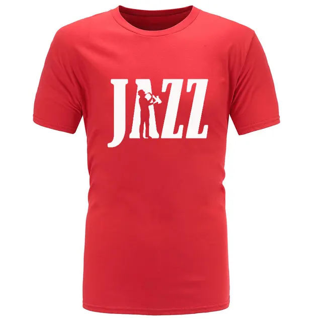 2018 summer Clothing Jazz Newest Saxophone Funny T Shirt Tshirt Men Women Hip Hop Cotton Short Sleeve T-shirt Top Camiseta 1