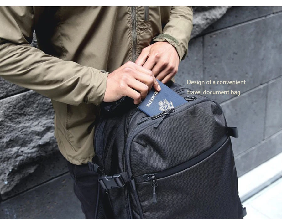OZUKO, мужской рюкзак, дорожная сумка, мужская, многофункциональная, водонепроницаемая, зарядка через usb, для багажа, рюкзаки, сумка для ноутбука, рюкзак, большая емкость