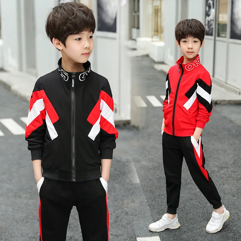 Children Clothing Sports Suit for Boys and Girls Hooded Outwears Long Sleeve Boys Clothing 3PC/Set Casual Tracksuit