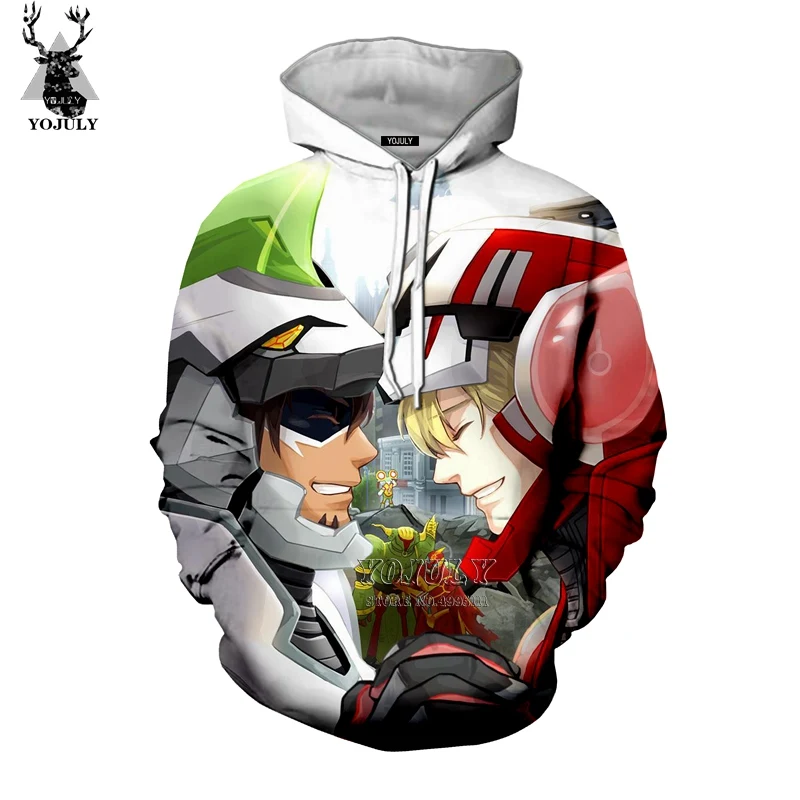 

YOJULY 3D Print Women Men Anime TIGER & BUNNY Hooded Hoodies Sweatshirts Pullover Casual Hip Hop tOPS Streetwear A638