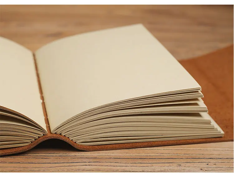 Роскошные А5 Оригинальные ручной работы из воловьей кожи креативный блокнот дневник ретро ручная книга канцелярские принадлежности