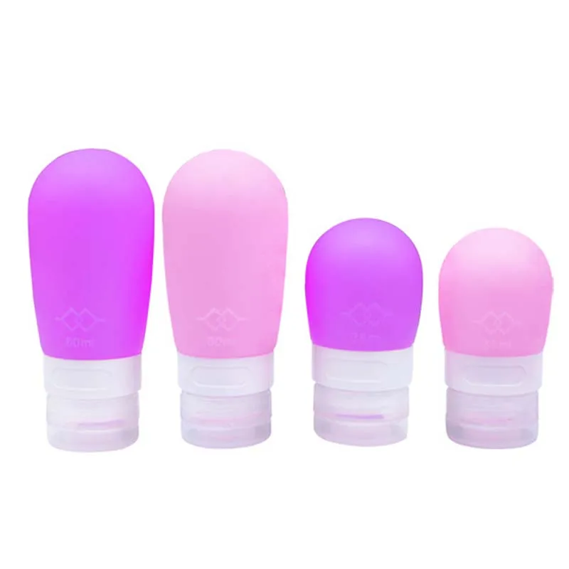 

2019 New Mini Silicone Refillable Portable Traveler Packing Bottle Press Bottle Lotion Shampoo Body Wash Container Sub-bottling