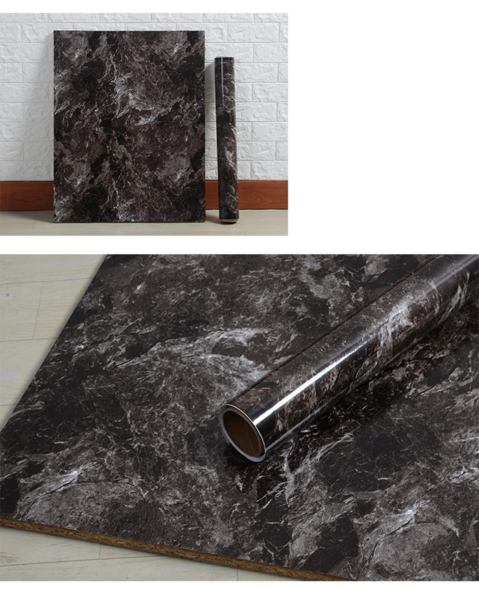 PVC Marble Waterproof Contact Paper Vinyl Self Adhesive Wallpaper