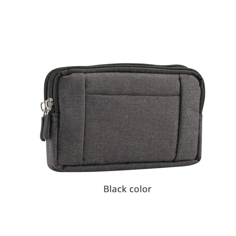 apple silicone case CHEZVOUS Cao Bồi Vải Điện Thoại Pouch Belt Clip Túi cho iPhone Samsung Xiaomi Huawei Trường Hợp 2 Dây Kéo Thẻ Túi Thắt Lưng Túi phổ clear phone cases