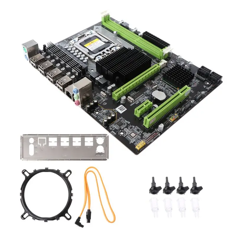 Новое поступление X58 LGA 1366 LGA1366 DDR3 Slot PC настольная материнская плата для ECC REG RAM