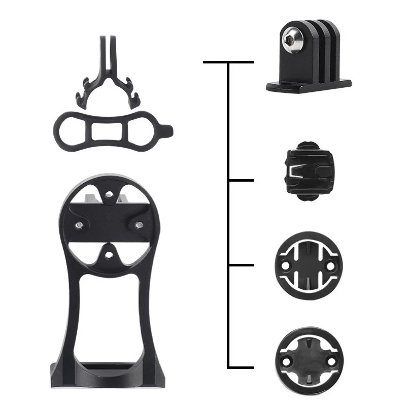 Держатель для велосипедного компьютера, камеры, алюминиевый сплав, поддержка велосипедного телефона, руль, секундомер, удлинитель, кронштейн для Garmin RR7064